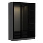 Hanah Home Armario Kale Anthracite Black